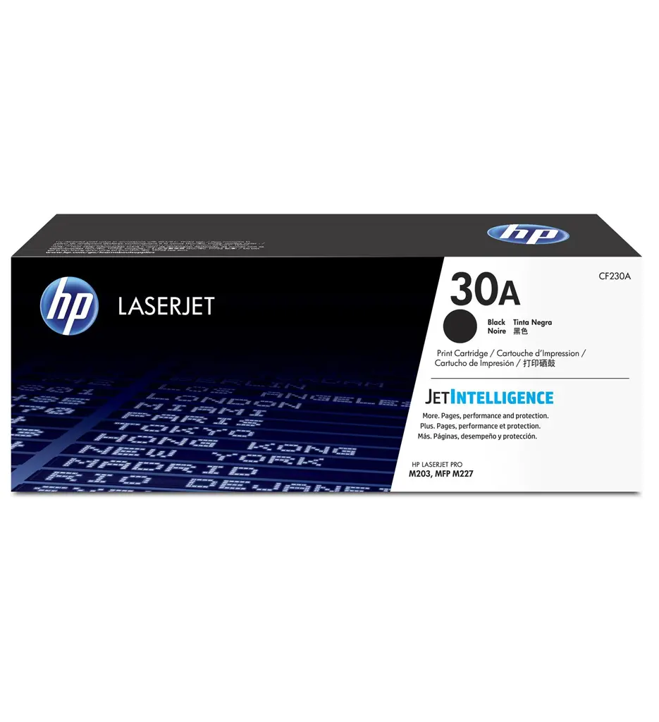 Cartouche de toner noir originale HP 30A LaserJet.webp