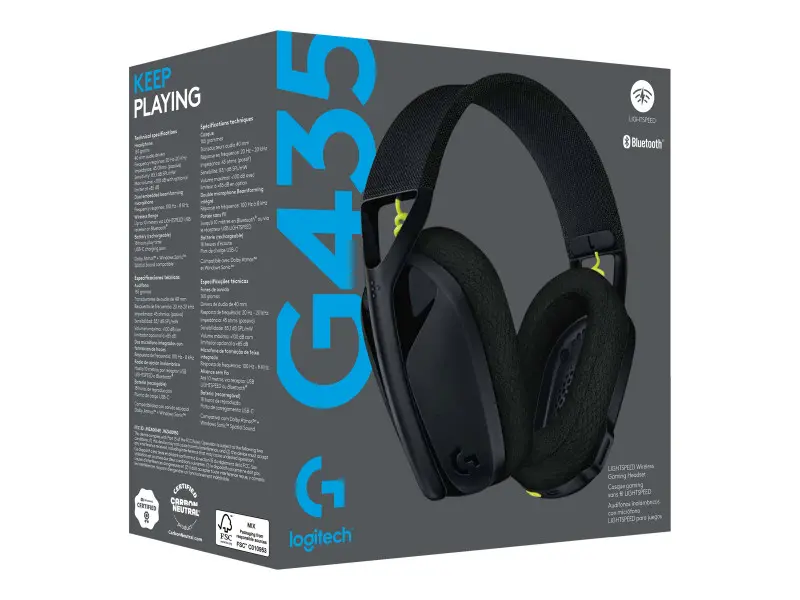 Casque gameur sans fil – Logitech G G435.webp