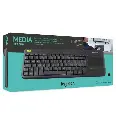 Logitech Clavier Sans Fil – AZERTY- K400 Plus TV – NOIR