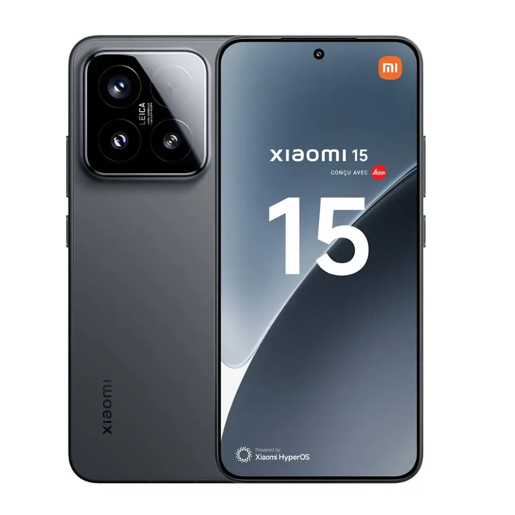 Xiaomi 15-Xiaomi (RAM 12 512GB) noir, Appareil Photo Principal Leica 50MP, Batterie 5240mAh, Hyper Charge 90W, Hyper AI, 6,73 pouce