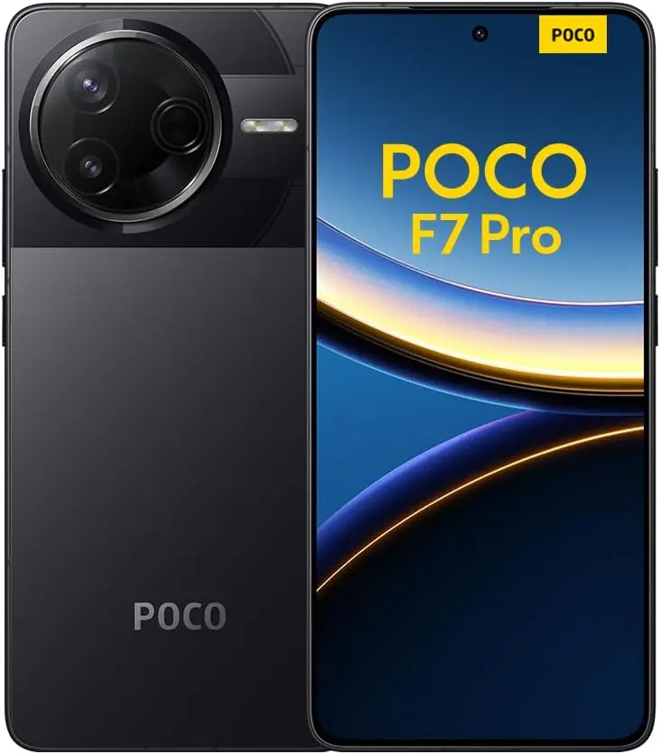 POCO F7 Pro-Xiaomi (RAM 12Go512Go) Noir, Batterie 6000mAh, Hyper Charge 90W, Hyper AI, 6,67 pouces, 50 MP