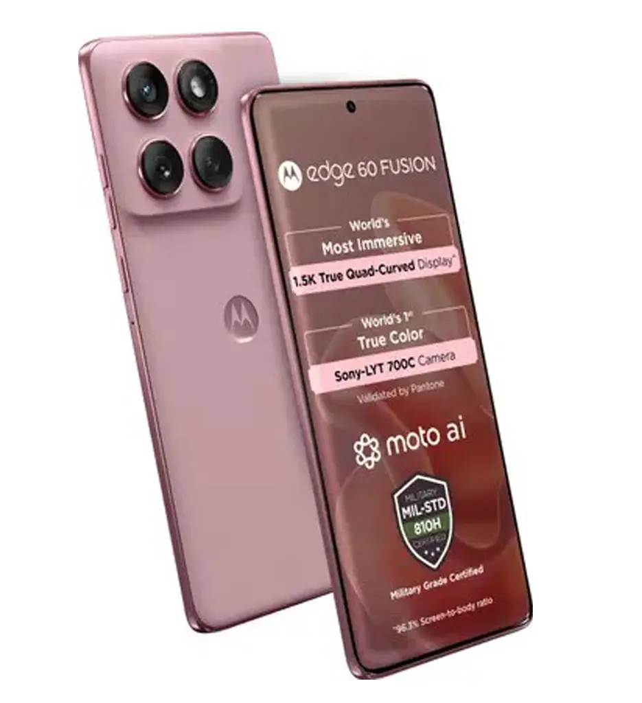 Motorola Edge 60 Fusion-256 Go, 12Go Smartphone, écran 6,67", Appareil Photo 50 MP, Batterie 5200 mAh, et câble USB C Inclus