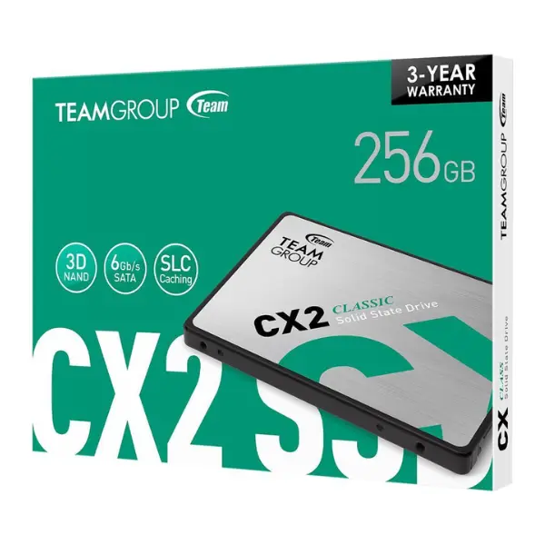 Disque dur Interne desktop TeamGroup 256Gb ssd CX2