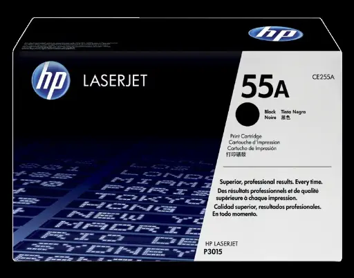 HP 55A CE255A Toner Noir Authentique pour HP LaserJet Enterprise P3015 / P525c, HP LaserJet Pro M521dn / M521dw
