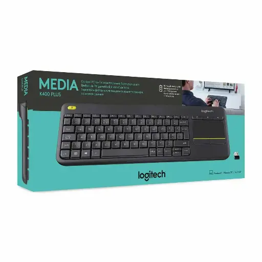 Clavier Sans Fil –Logitech  AZERTY- K400 Plus