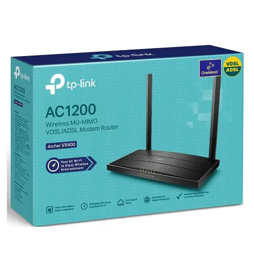 TP-Link Archer VR400 Modem Routeur VDSL2/ADSL2+ Wi-Fi AC