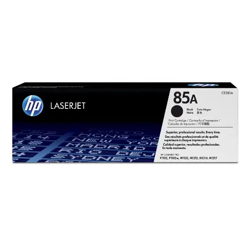HP 85A CE285A Toner Noir Authentique pour HP LaserJet Pro P1102 / P1109 / M1132 / M1212nf / M1217nfw