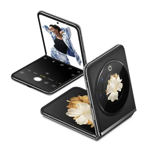 Tecno Phantom V Flip (8 GB - 256 GB) Charge rapide 45 W, Selfie 32 MP, caméra arrière 64 MP, Écran flexible 6,9 ​​pouces, écran AMOLED, 4 000 mAh
