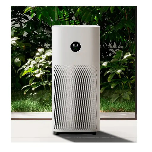 Xiaomi Smart Air Purifier 4 -  (élimine jusqu'à 99,97 % des poils d'animaux, de la poussière, des virus et des aérosols : PCADR 230 m³/h, FCADR 76 m³/h, idéal pour 27 m², commande vocale et