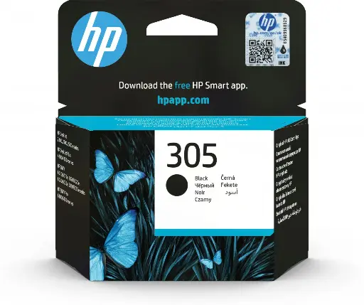 HP Cartouche d’encre noire 305
